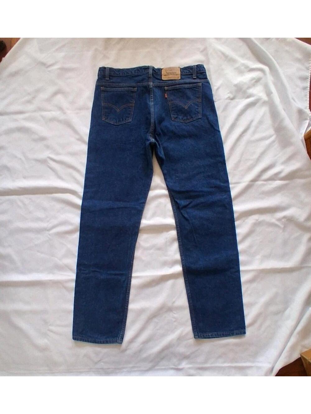 1996 orange tab levis 505 Made in usa, Retro Dark Wash Vintage Jeans W40 L34